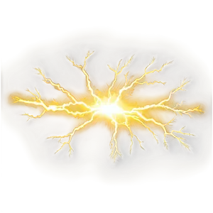 Yellow Lightning Flare PNG Pke PNG