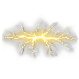 Yellow Lightning Glow PNG Lgf