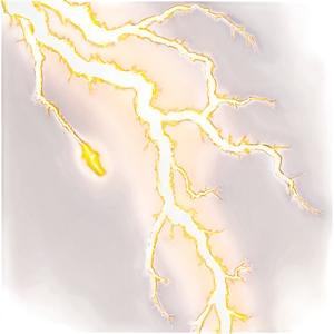 Yellow Lightning Impact PNG Nnq