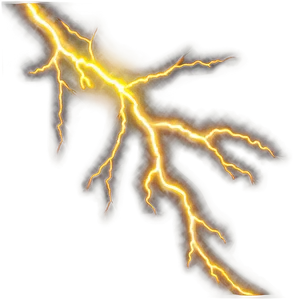 Yellow Lightning Png 06132024 PNG image