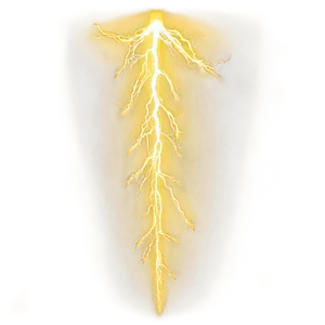 Yellow Lightning Ray PNG 18