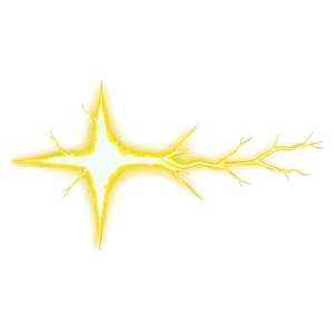 Yellow Lightning Ray PNG Swh35 PNG