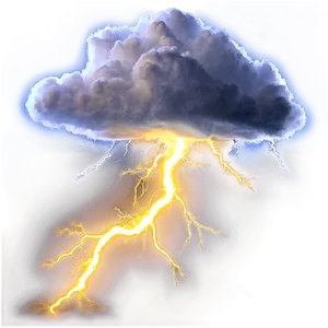 Yellow Lightning Storm Png Xvu59 PNG image