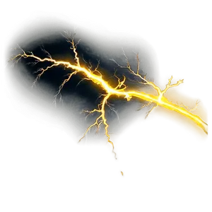 Yellow Lightning Strike Event PNG Tlj PNG