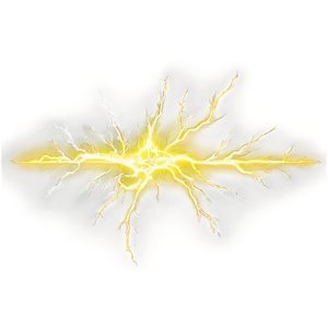 Yellow Lightning Surge PNG 06132024