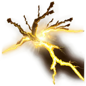 Yellow Lightning Surge PNG Wbi73 PNG