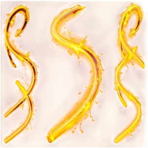 Yellow Lightning Swirl PNG Yih56 PNG