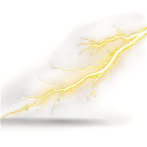 Yellow Lightning Trail PNG Uvx35 PNG