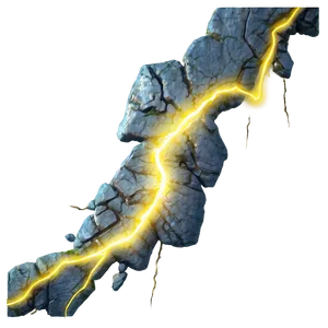 Yellow Lightning Vein PNG 06132024 PNG