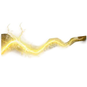 Yellow Lightning Wave PNG 64 PNG