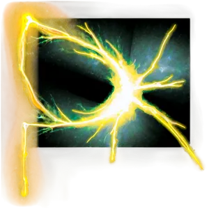 Yellow Lightning Whirl PNG Xgf PNG