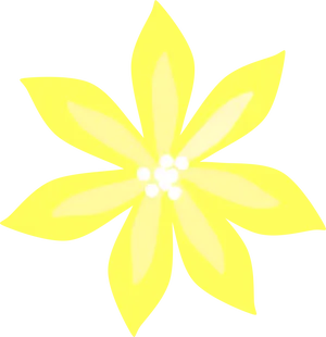 Yellow Lily Graphic PNG image