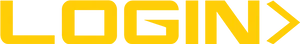 Yellow Login Text Graphic PNG image