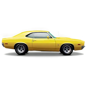 Yellow Muscle Car PNG Kek PNG