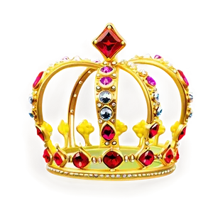 Yellow Neon Crown PNG 06272024