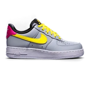 Yellow Nike Air Force 1 PNG 06262024