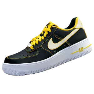 Yellow Nike Air Force 1 Png 7 PNG image