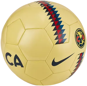 Yellow Nike Football Club America PNG image