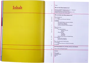 Yellow Notebook Tableof Contents PNG image