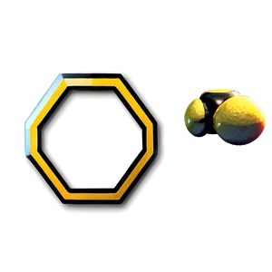 Yellow Octagon Sign Png 23 PNG image