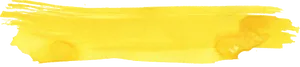 Yellow Paint Brush Stroke Vector PNG image