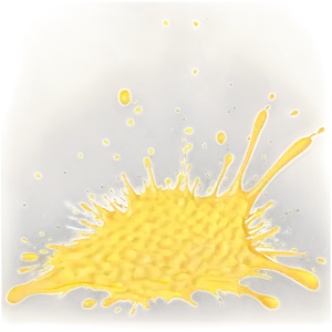 Yellow Paint Splatter Png 89 PNG image
