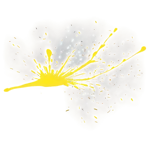 Yellow Paint Splatter Png Bcd30 PNG image