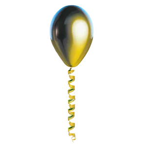 Yellow Party Balloon Png 06262024 PNG image