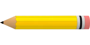 Yellow Pencil Black Background PNG image
