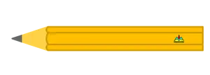 Yellow Pencil Graphic PNG image