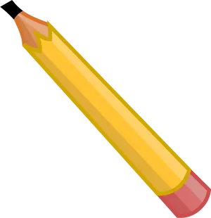 Yellow Pencil Vector Illustration PNG image