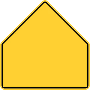 Yellow Pentagon Shape PNG image
