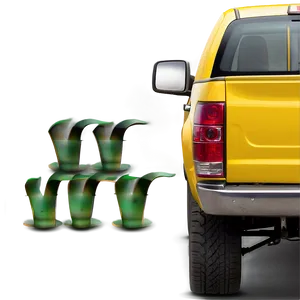 Yellow Pickup Truck Png 06252024 PNG image