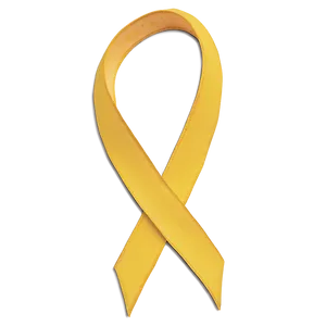 Yellow Ribbon Bookmark PNG Xdx