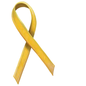 Yellow Ribbon For Memory PNG Aob76 PNG