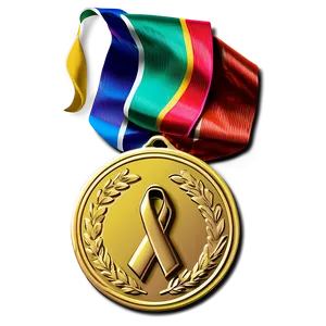 Yellow Ribbon Medal PNG Uos
