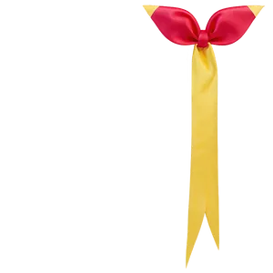 Yellow Ribbon On Black PNG Onx15 PNG