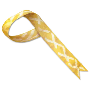 Yellow Ribbon Streamer PNG 06262024