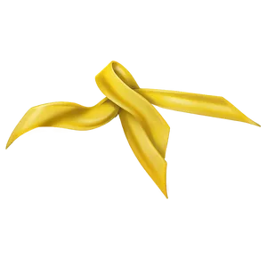 Yellow Ribbon Tie PNG 06262024