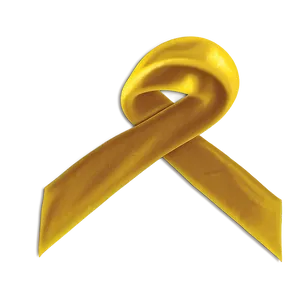 Yellow Ribbon With Message PNG 99