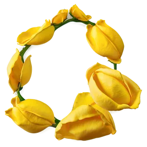 Yellow Rose Petals PNG Ciu PNG