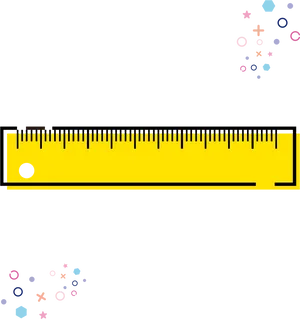 Yellow Ruler Graphic Design