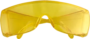 Yellow Safety Goggles