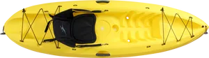 Yellow Sit On Top Kayak PNG image