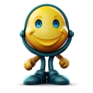 Yellow Smile Emoji PNG 05242024