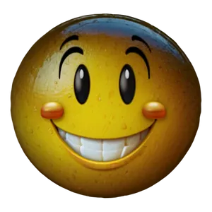 Yellow Smile Emoji PNG 05242024