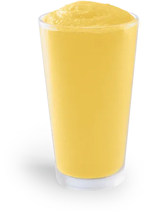Yellow Smoothie Glass Black Background PNG image
