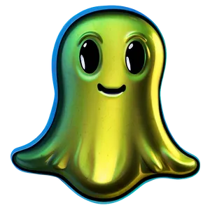 Yellow Snapchat Ghost Png 79 PNG image