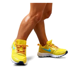Yellow Sneakers Png Wmu46 PNG image