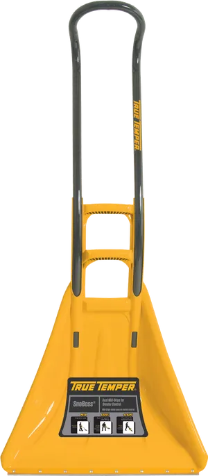 Yellow Snow Shovel True Temper PNG image